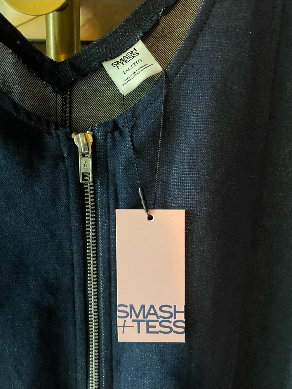 Smash + Tess NEW Mila Denim Midi Dress (Indigo) - Picture 2 of 4